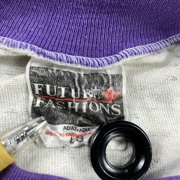 Yukon Nights Graphic Tee - Cream and Purple - Picture 5 of 10